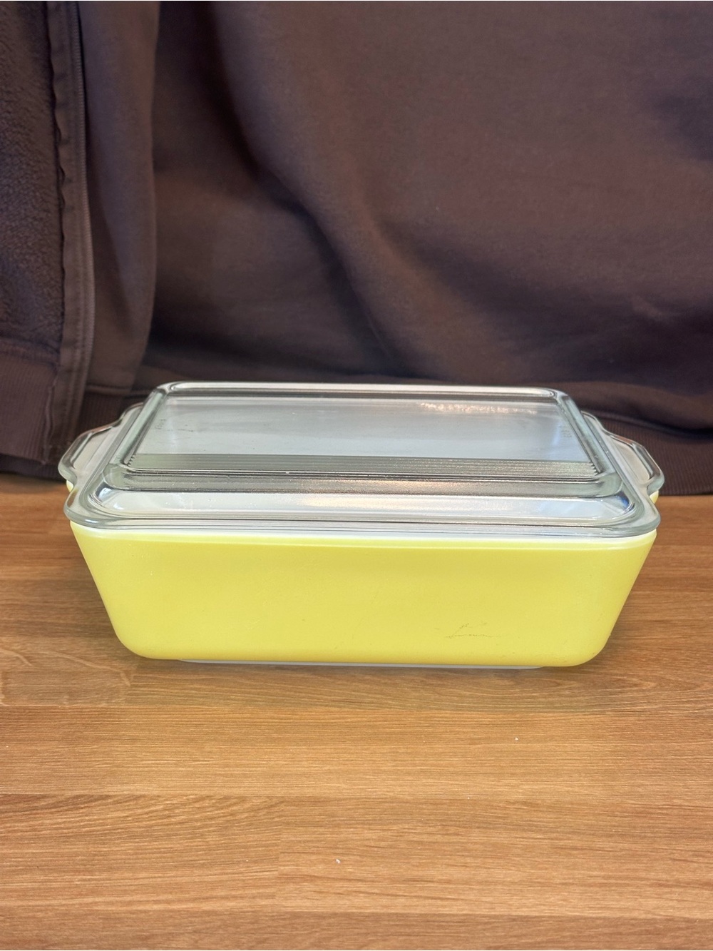 Vintage Pyrex 503-B Primary Yellow Refrigerator Dish 1.5 Qt w Lid